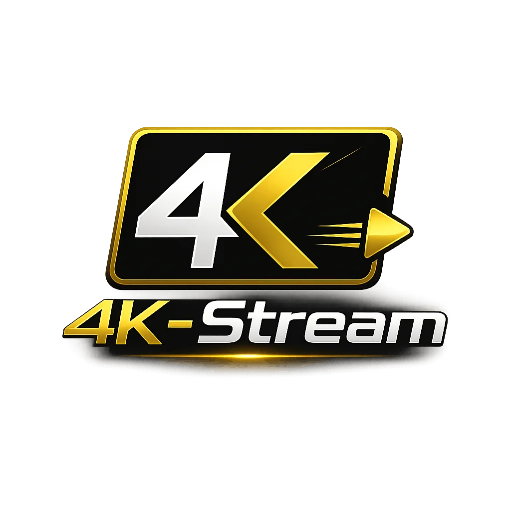4K IPTV USA logo - premium 4K streaming service for Firestick, Smart TV, and mobile.